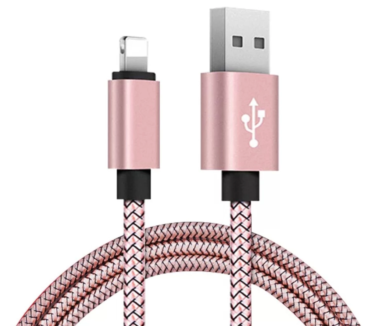 Extra strapabíró 1 méteres Lightning Iphone gyorstöltő és USB adatkábel